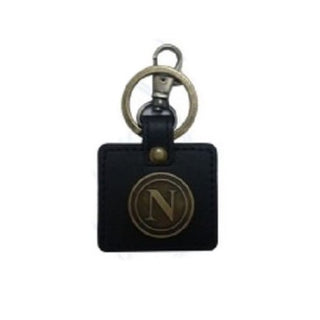 Portachiavi Napoli ecopelle nero
