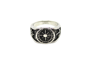 Anello Sigillo con Rosa dei Venti