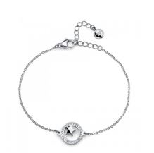 Bracciale con cerchio di cristalli e stella