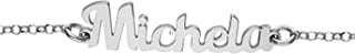 Bracciale in Argento con nome Michela