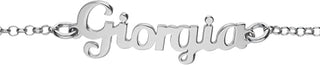 Bracciale in Argento con nome Giorgia