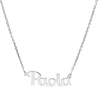 Collana in Argento con nome Paola