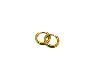 Orecchini a Cerchio Gold 0,8 cm di Diametro