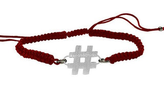 Bracciale Milan in tessuto rosso