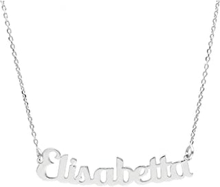 Collana in Argento con nome Elisabetta