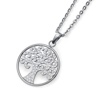 Collana albero della vita con cristalli swarovsky