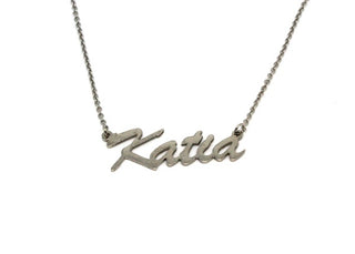 Collar de eslabones con nombre Katia