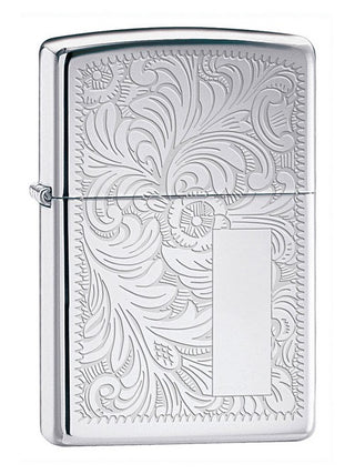 Encendedor Zippo Silver con decoración veneciana