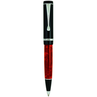 Penna Conklin Nera e Silver con corpo Rosso sfumato