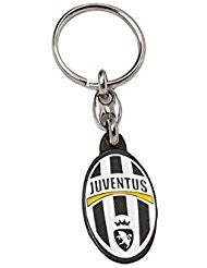 Llavero de metal de la Juventus con escudo de colores