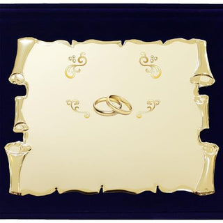 Regalo Anniversario Personalizzato | Targa Anniversario di Matrimonio | Regalo per nozze d'oro, d'argento, rubino, diamante | Cofanetto con Targa a Pergamena