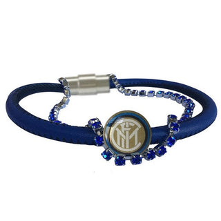 Pulsera del Inter con cristales y escudo.