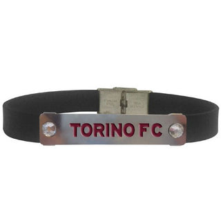 Pulsera placa Torino con cristales granates