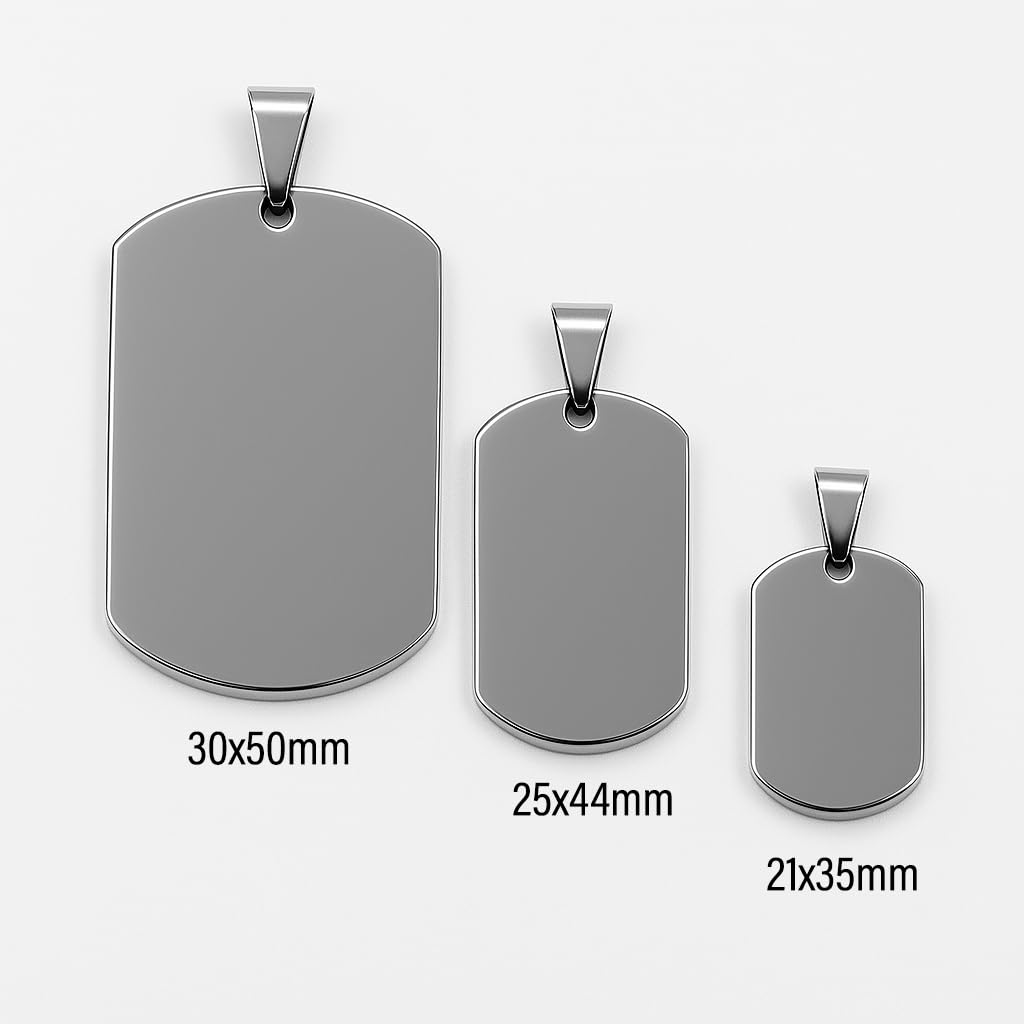 Collana Personalizzata In Acciaio Inox Con Incisione, Ciondolo Rotondo 25 Mm, Regalo Per Donna E Uomo