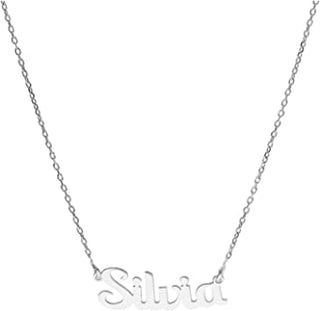 Collana con Nome Silvia in Oro Giallo 18Kt - Gioielli personalizzati in oro e argento made in Italy Collana con Nome Silvia in Oro Giallo 18Kt - Gioielli personalizzati in oro e argento made in Italy