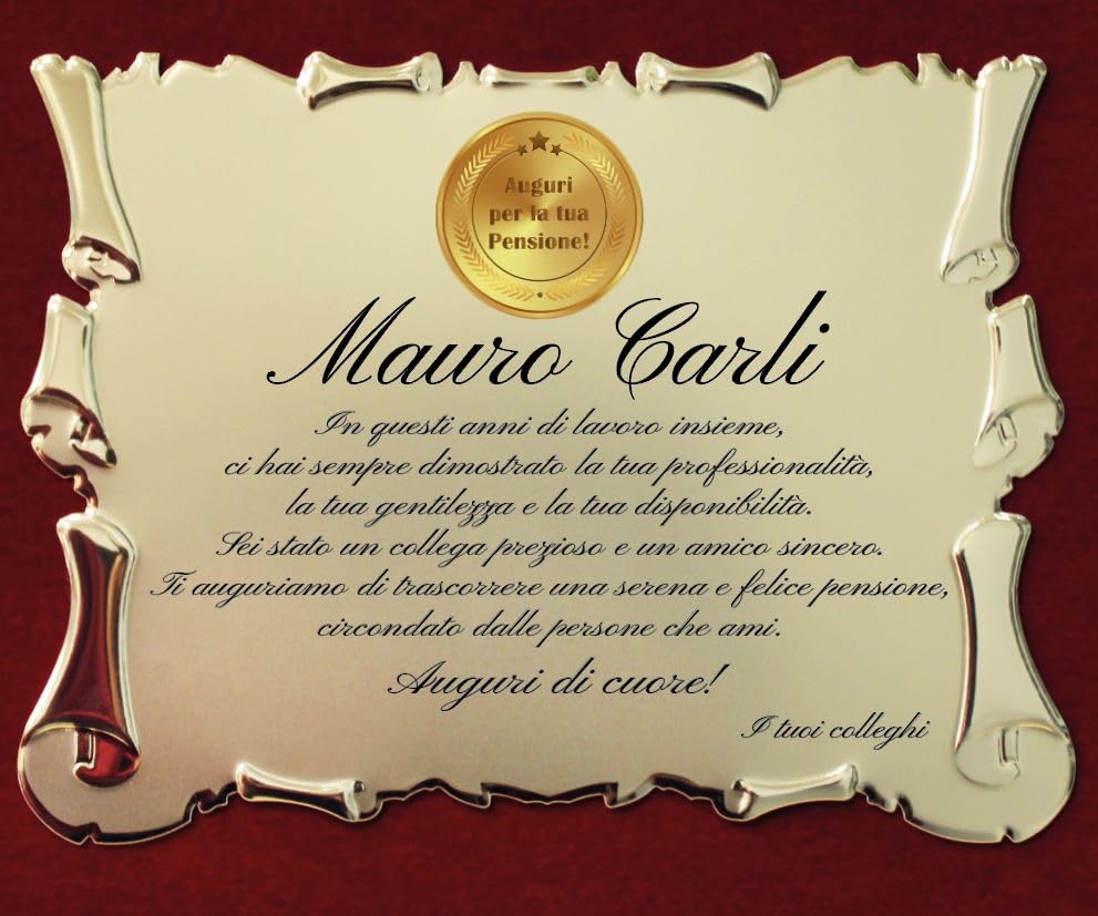 Targa Decorativa In Metallo Per Pensionati 'Bin Im Ruhestand – Keine Zeit' | Regalo Umoristico, Made In Germany, 17x22 Cm