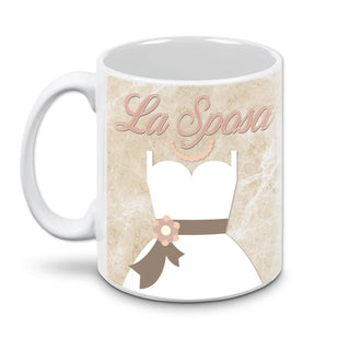 Tazze regalo per Coppia di Sposi | Regalo di Matrimonio | Idea regalo per Sposo e Sposa | Tazze per Coppia in Ceramica