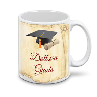 Taza de graduación personalizada | Regalo de graduación | Idea para graduados | Tu dedicatoria personalizada | Taza de graduación de cerámica