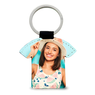 Portachiavi con Foto | Portachiavi personalizzato a cuore | Keychain Rettangolare | Stampabile Tondo | Custom T-shirt