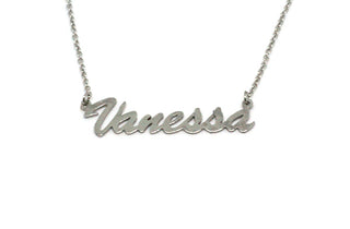 Collar de eslabones con nombre Vanessa