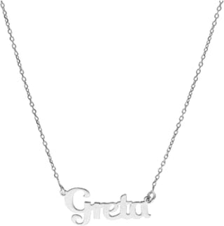 Collana in Argento con nome Greta