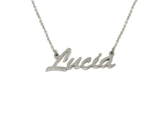 Collar de eslabones con nombre Lucía