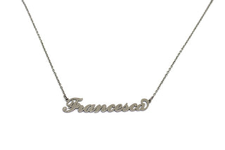 collana con nome Stefania in acciaio da donna collana con nome Stefania in acciaio da donna
