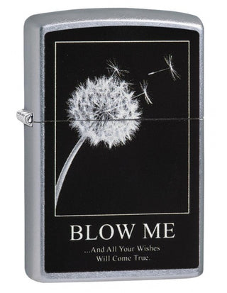 Accendino Zippo Silver Blow me