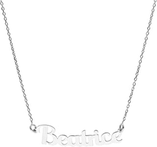 Collana in Argento con nome Beatrice