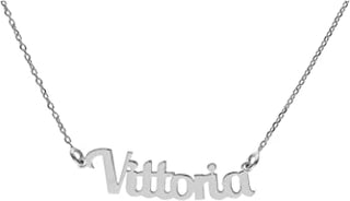 Collana in Argento con nome Vittoria