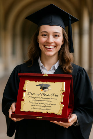 Targa Laurea Personalizzabile