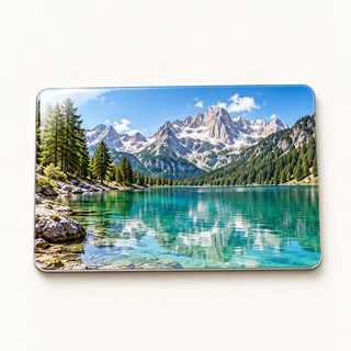 Calamita con foto in alluminio – Rettangolare 7,6 × 5,1 cm – copertina