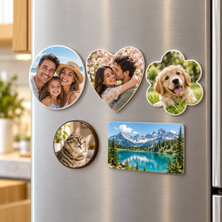 Calamite personalizzate con foto in ceramica, legno e alluminio – idee e formati