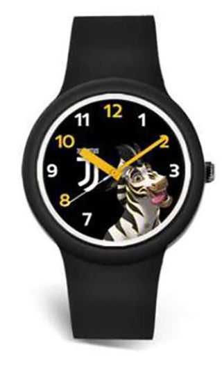 Orologio Juve in silicone con zebra nel quadrante