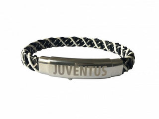 Pulsera trenzada Juve con placa