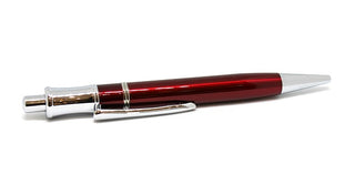 Biro Rossa con dettagli Silver