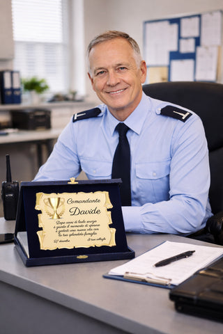 Targa Regalo per Pensione Personalizzata