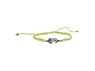 Bracciale Juve in tessuto verde con stemma