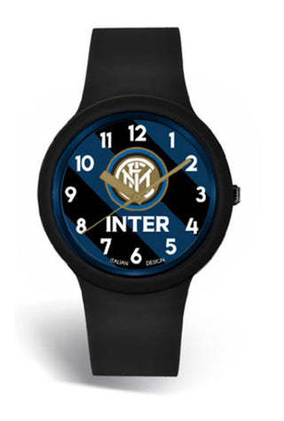 Reloj Inter de silicona negra.