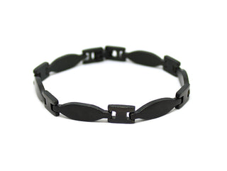 Bracciale Uomo Maglie alternate a Rombi e ad H