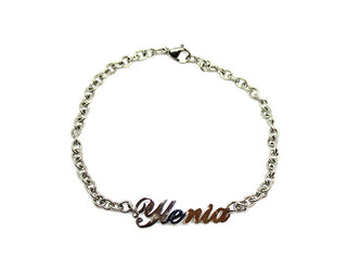 Pulsera de eslabones de cadena con nombre Ylenia