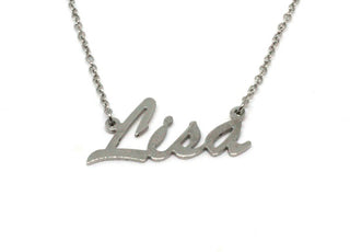 Collar de eslabones con nombre Lisa