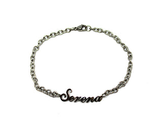 Pulsera de eslabones con nombre Serena