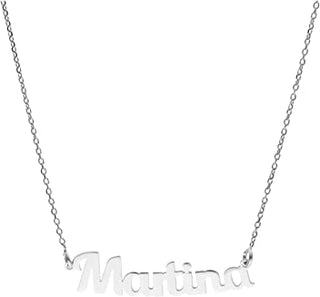 Collana in Argento con nome Martina