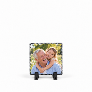 Stampa su pietra quadrata 15x15 cm con foto personalizzata