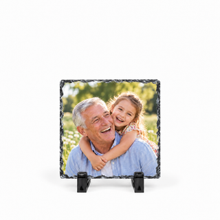 Stampa su pietra quadrata 20x20 cm con foto personalizzata